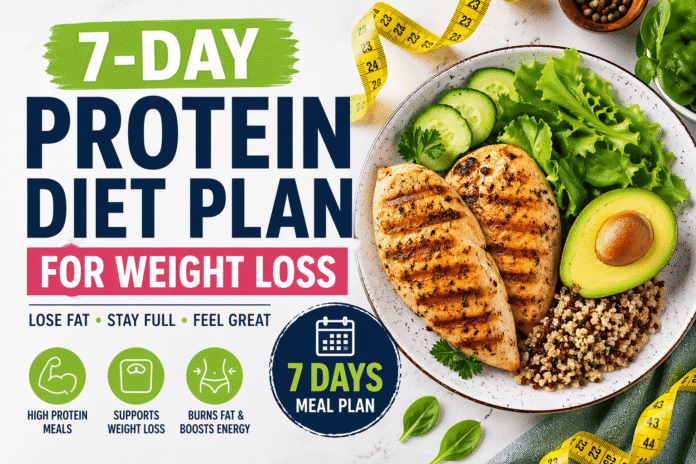 7-day protein diet plan for weight loss