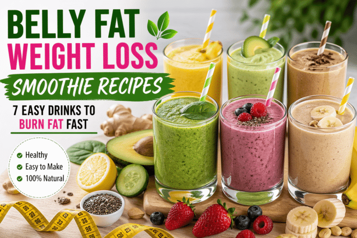belly fat weight loss smoothie recipes