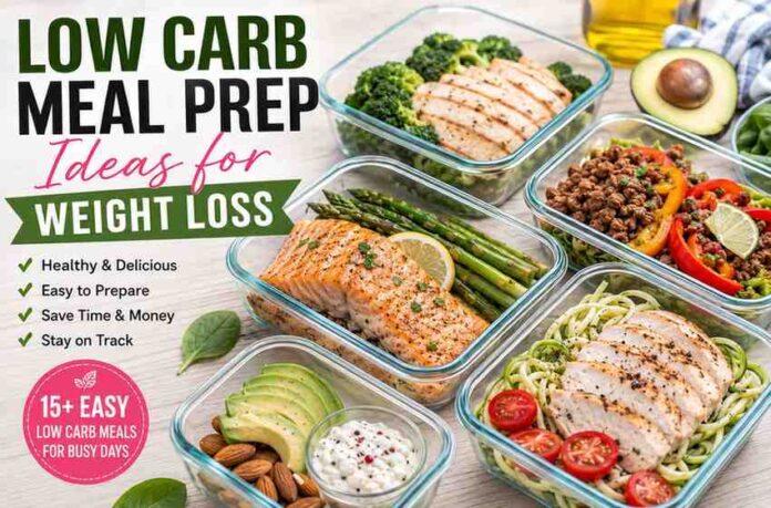 low carb meal prep ideas for weight loss