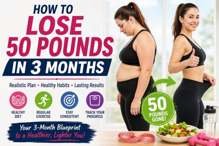 How to Lose 50 Pounds in 3 Months