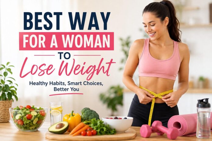 best way for a woman to lose weight