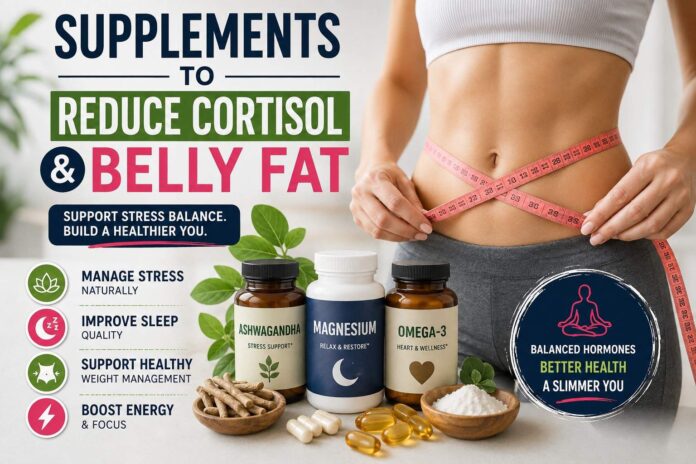 supplements to reduce cortisol and belly fat